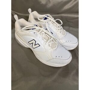 New‎ Balance 624 Training Shoes White Leather Sneakers Mens Size 13